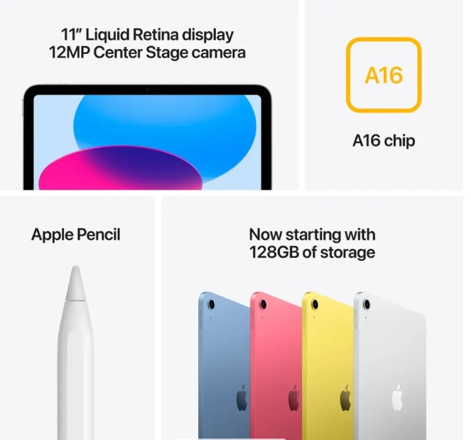 Apple – 11-inch iPad A16 chip
